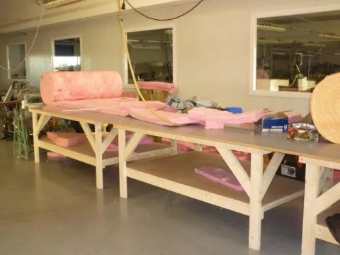 Fabrication de tables de découpe pour l'Entreprise de Travail Adapté "Les Erables"