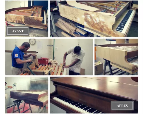 Rénovation d’un vieux piano